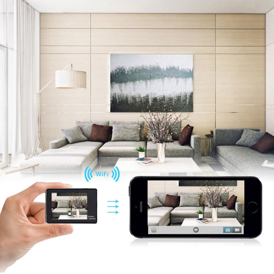 4K UHD Waterproof WiFi Camera with RF Remote & Full Accessories Kit