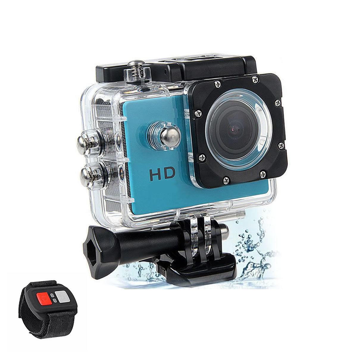 4K UHD Waterproof WiFi Camera with RF Remote & Full Accessories Kit