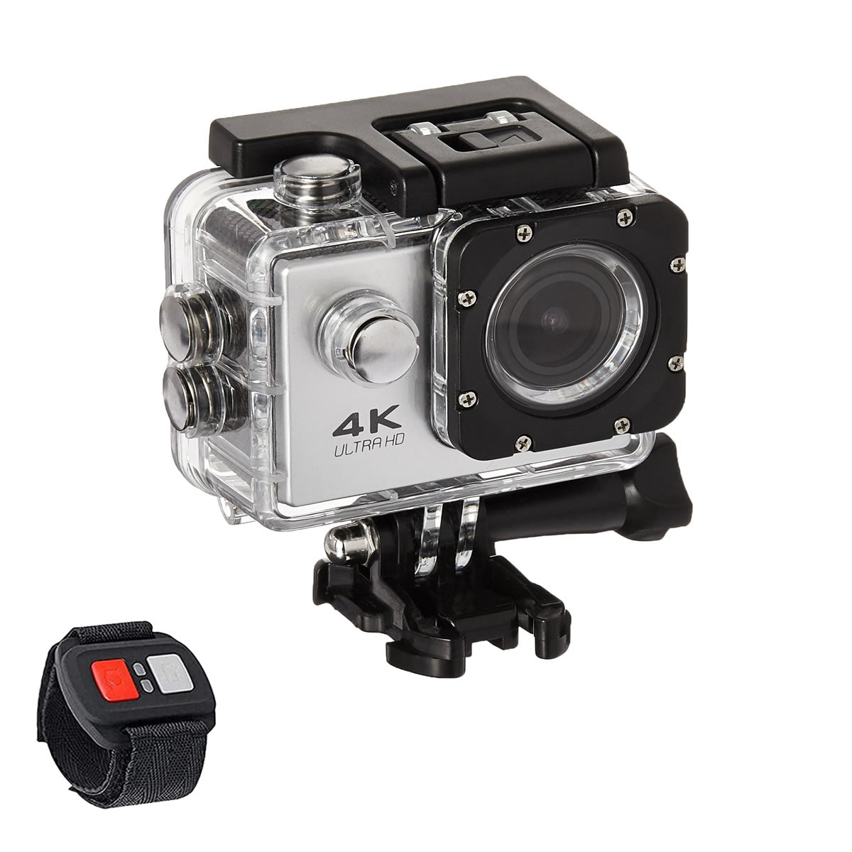 4K UHD Waterproof WiFi Camera with RF Remote & Full Accessories Kit